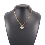 Punk Metal Chain Single Layer Necklace