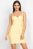 Bania Mini Dress (Yellow)