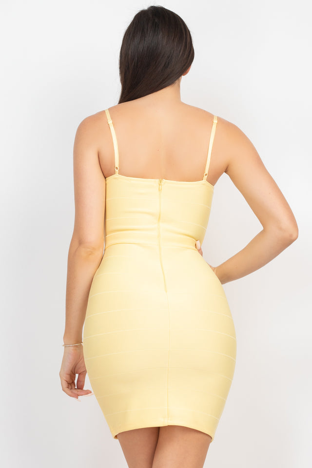 Bania Mini Dress (Yellow)
