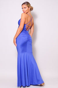 Georgina Maxi Dress (Blue)